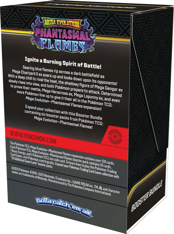 POKEMON ME02 PHANTASMAL FLAMES BOOSTER BUNDLE | 196214143371