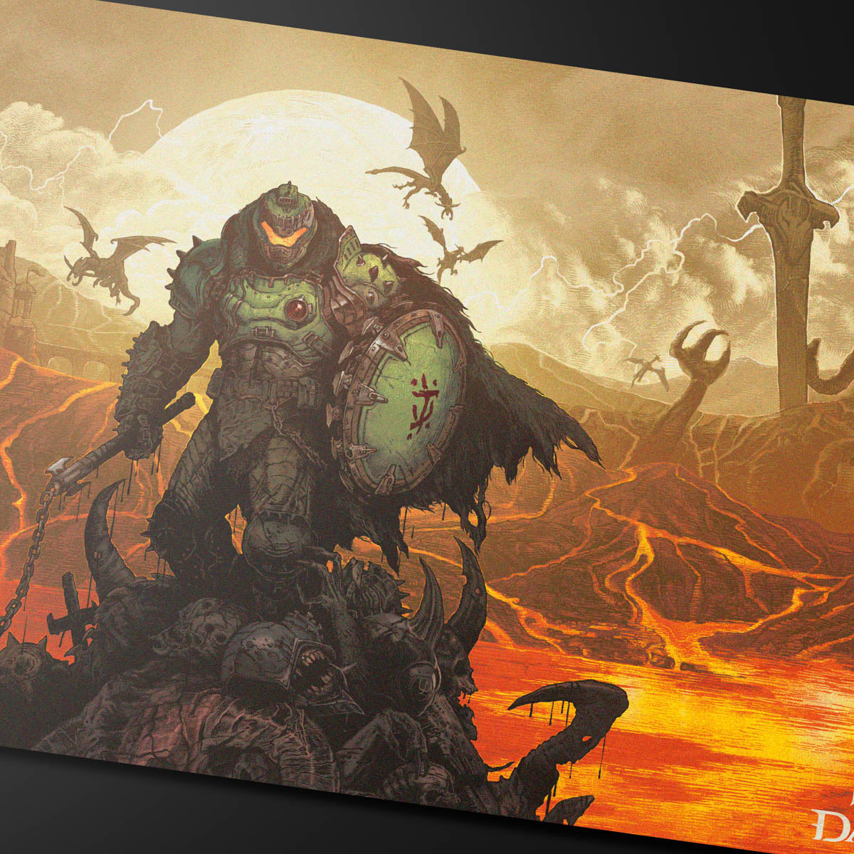 UP PLAYMAT EXTENDED DOOM BETHESDA 2 | 074427166199
