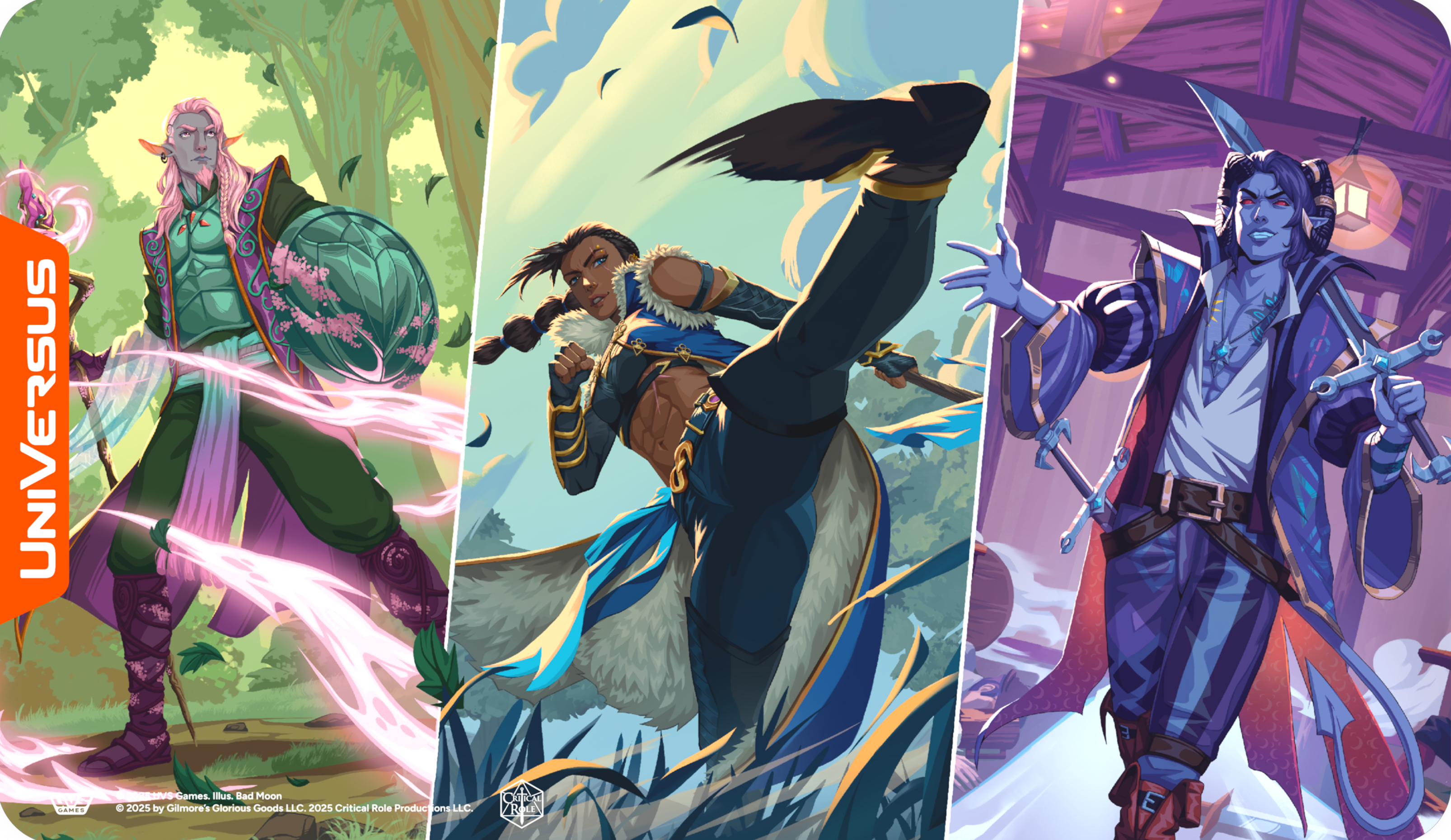 CRITICAL ROLE HEROES OF EXANDRIA PLAYMAT CADUCEUS, BEAUREGARD, MOLLYMAUK (6) | 810155272173