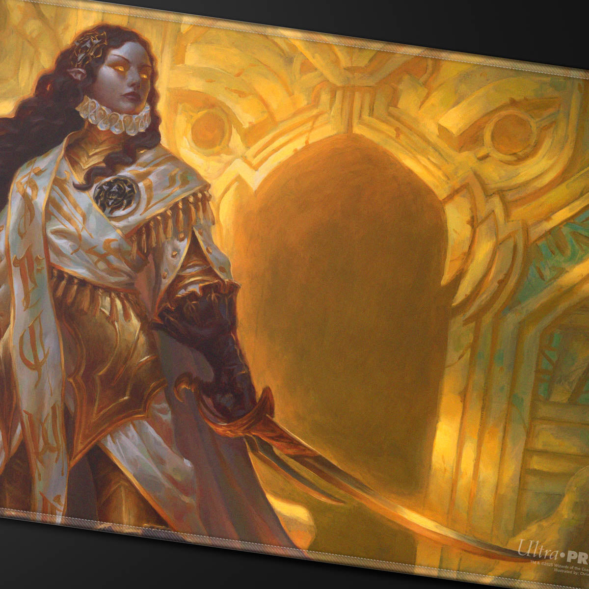 UP PLAYMAT MTG COMMANDER SERIES FAN VOTE 3 ELENDA THE DUSK ROSE STITCHED | 074427389253