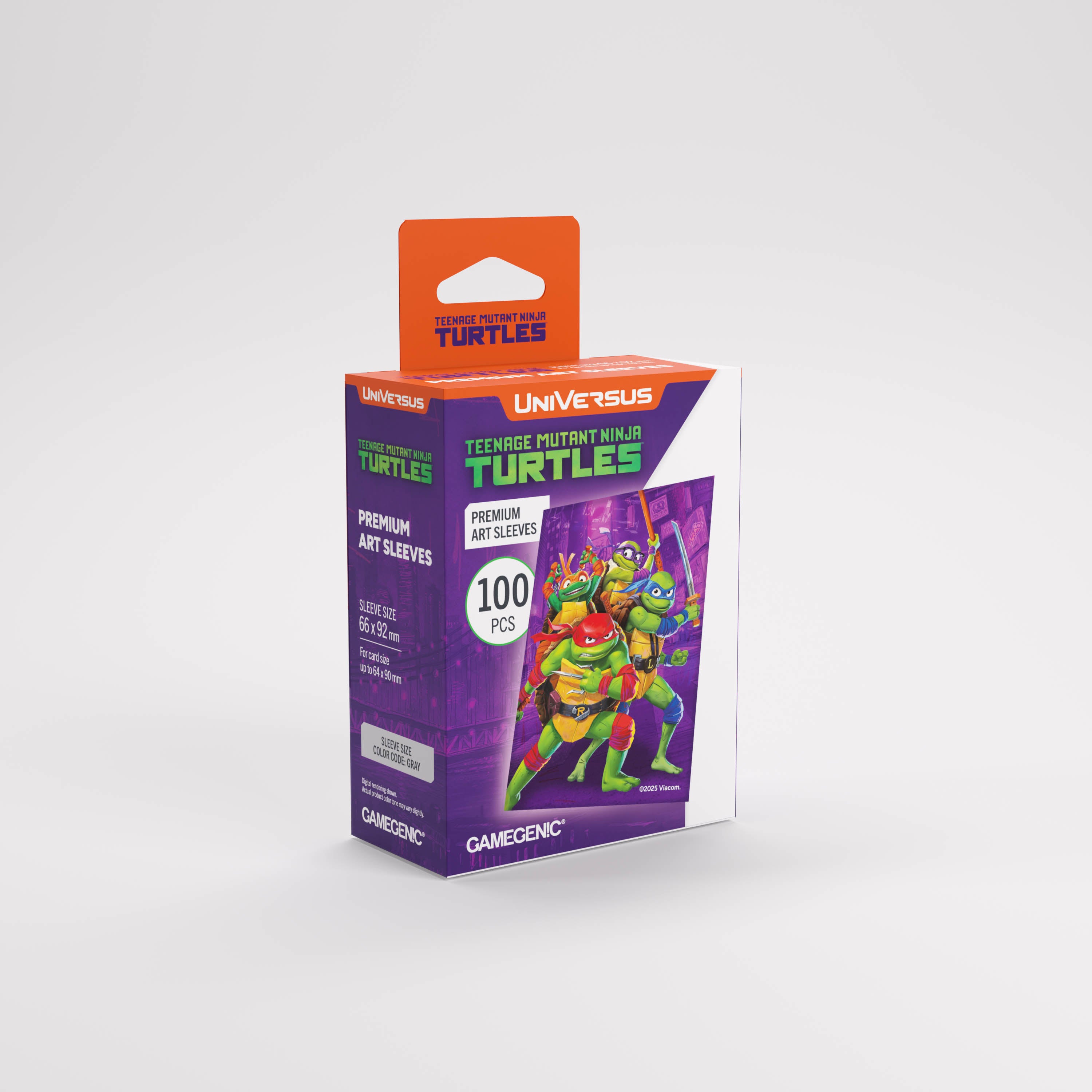 TEENAGE MUTANT NINJA TURTLES GAMEGENIC PREMIUM ART SLEEVES 10CT DISPLAY | 810155272906