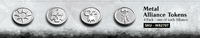 WARHAMMER AOS METAL ALLIANCE TOKENS 4PK(W82707) | W82707