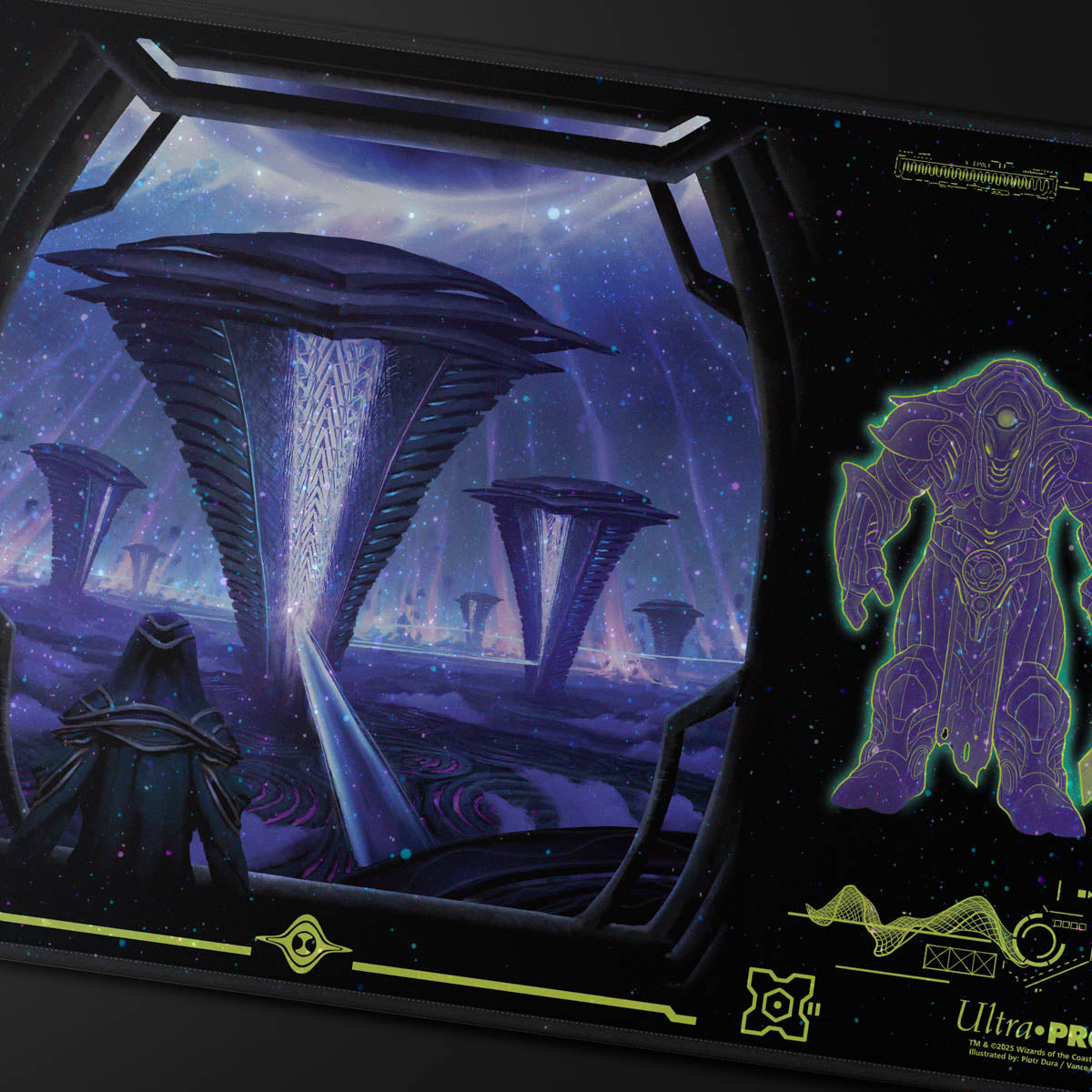 UP PLAYMAT MTG EDGE OF ETERNITIES BLACK HOLOFOIL | 074427388850