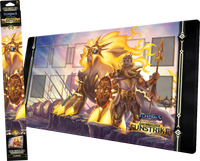 ELESTRALS SUNSTRIKE PLAYMAT CELESTLEO CHAMPION OF ARES | 810148653460