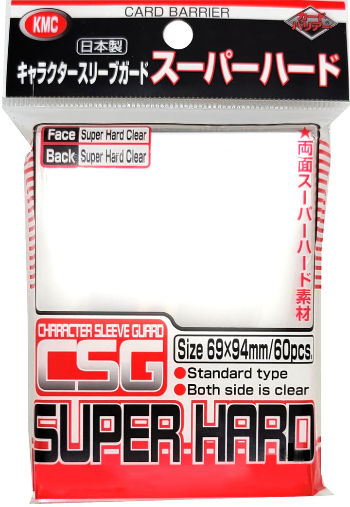 KMC CHARACTER GUARD SUPER HARD CLEAR 60CT | 4595059399329