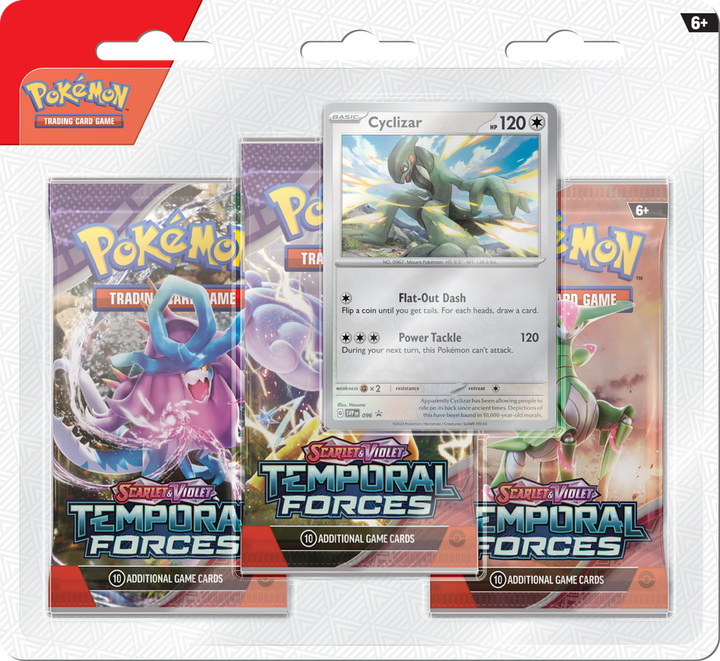 Pokemon Scarlet & Violet Temporal Forces: 3 Pack Blister - Cleffa | 820650856464