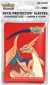 UP D-PRO POKEMON MEGA CHARIZARD Y SLEEVES 65CT | 074427167318