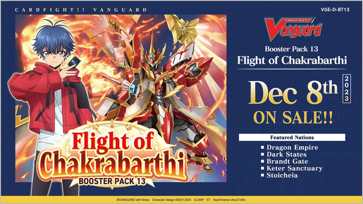 Cardfight Vanguard: Flight of Chakrabarthi Booster Box | 8885009408987