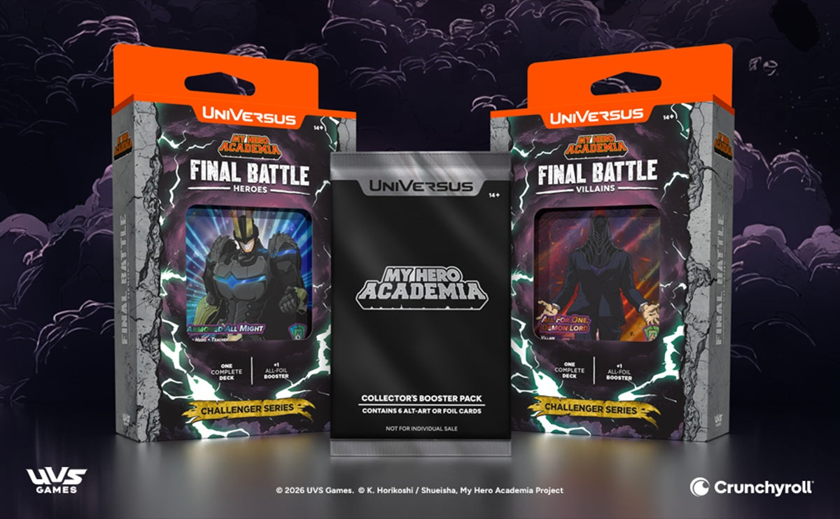 MY HERO ACADEMIA CCG FINAL BATTLE CHALLENGER SERIES 4CT DISPLAY | 810155274627