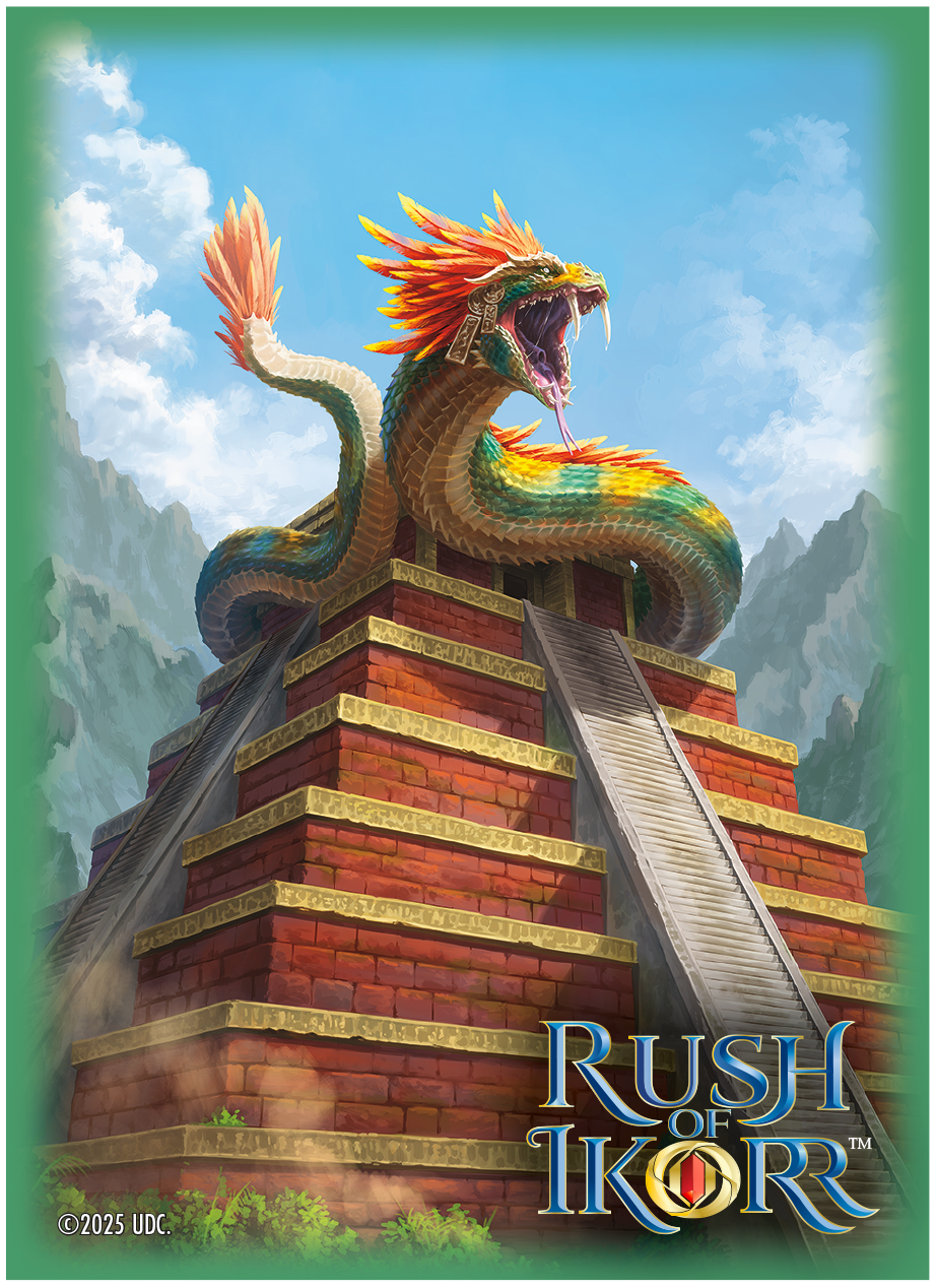 RUSH OF IKORR CG TEXTURED CARD SLEEVES KULKULKAN 65CT | 053334096782