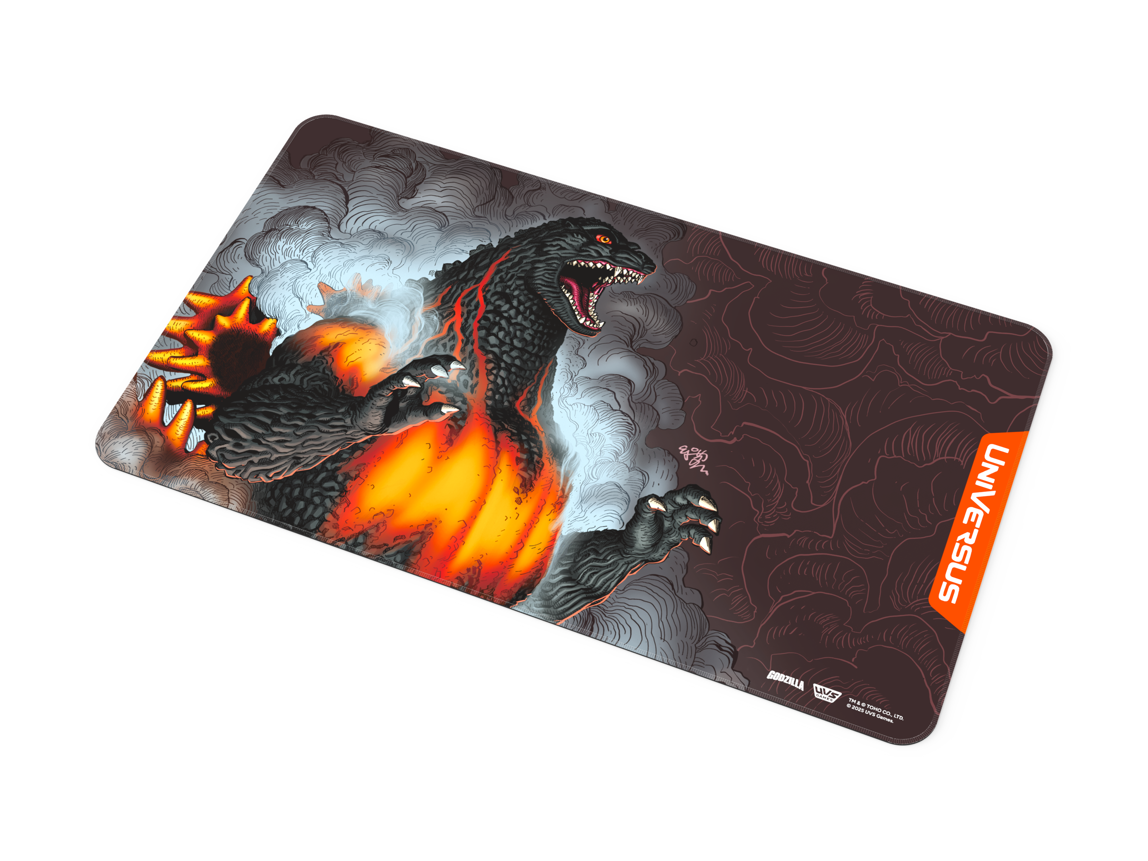 GODZILLA: REIGN OF KAIJU PLAYMAT BURNING GODZILLA | 810155274634