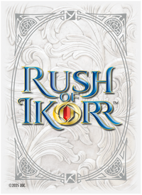 RUSH OF IKORR CG TEXTURED CARD SLEEVES RUSH OF IKORR LOGO 65CT | 053334096768