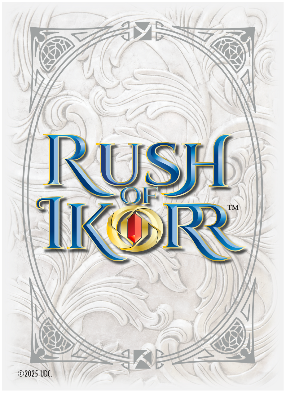 RUSH OF IKORR CG TEXTURED CARD SLEEVES RUSH OF IKORR LOGO 65CT | 053334096768