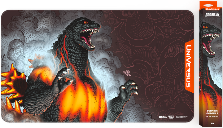 GODZILLA: REIGN OF KAIJU PLAYMAT BURNING GODZILLA | 810155274634
