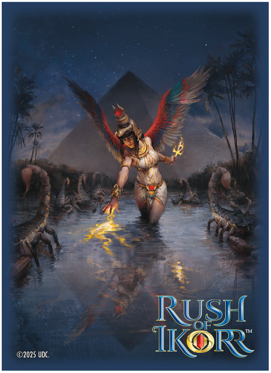 RUSH OF IKORR CG TEXTURED CARD SLEEVES ISIS 65CT | 053334096799