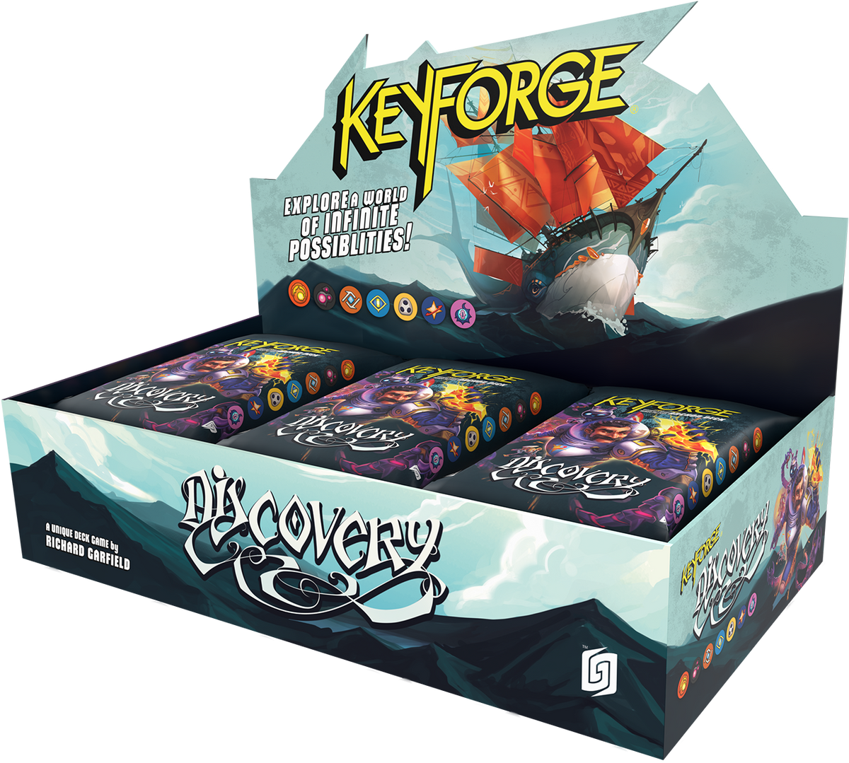 KEYFORGE DISCOVERY DECK 12CT DISPLAY | P-Rex Hobby
