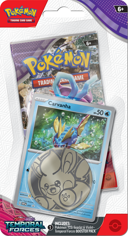 POKEMON SV5 TEMPORAL FORCES CHECKLANE BLISTER (288)(85649) | 85649