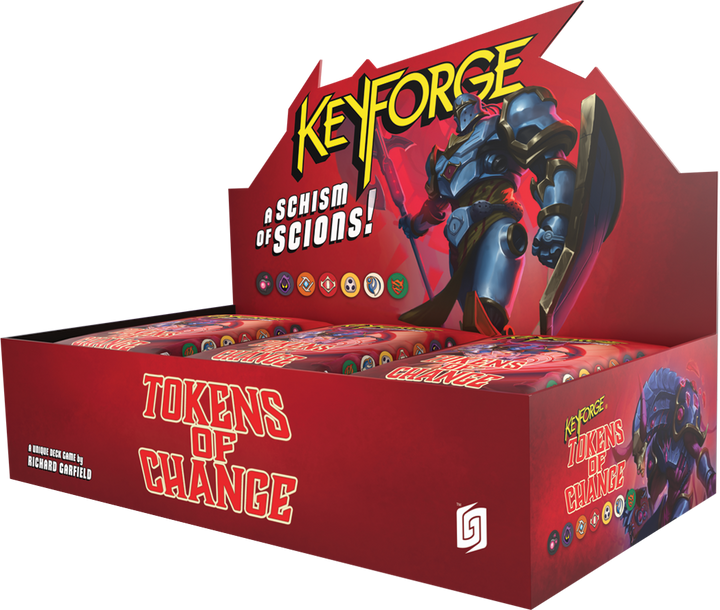 KEYFORGE TOKENS OF CHANGE DECK 12CT DISPLAY | 850039408991