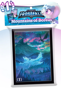 ELESTRALS CARD SLEEVES FROSTFALL MOUNTAINS OF BOREAS (100) | 850045412975