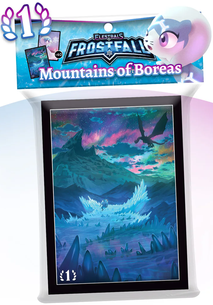 ELESTRALS CARD SLEEVES FROSTFALL MOUNTAINS OF BOREAS (100) | 850045412975