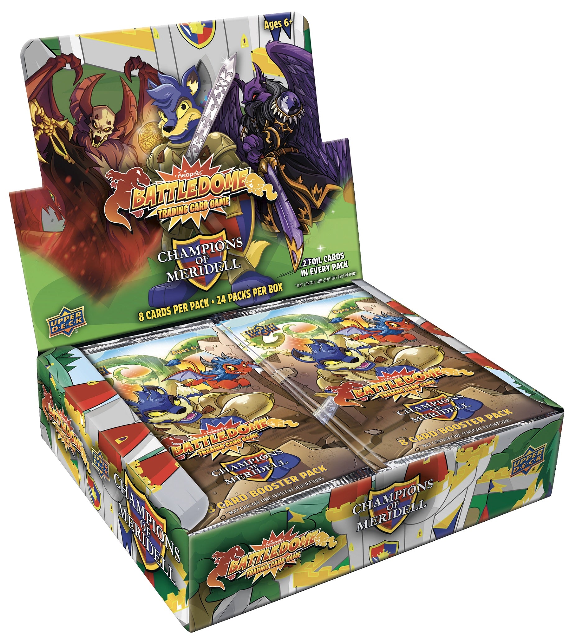 NEOPETS BATTLEDOME TCG CHAMPIONS OF MERIDELL BOOSTER | 053334302647