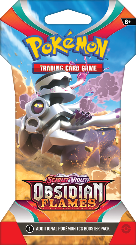 SLEEVED POKEMON SV3 OBSIDIAN FLAMES PACK (144) | 820650853753
