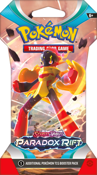 SLEEVED POKEMON SV4 PARADOX RIFT PACK | 820650854002