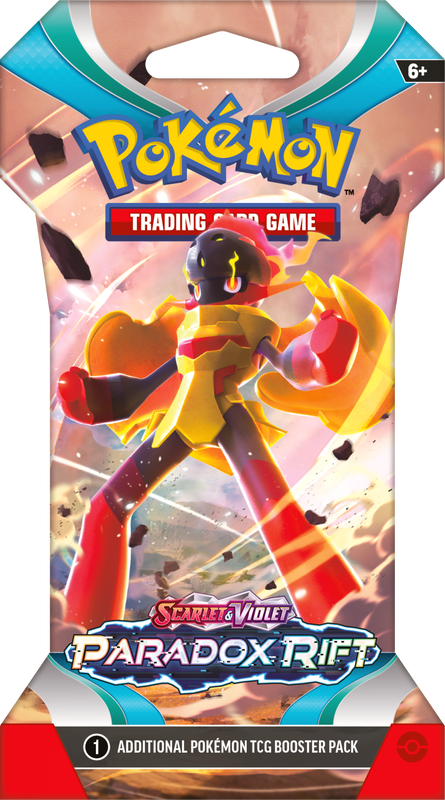 SLEEVED POKEMON SV4 PARADOX RIFT PACK | 820650854002