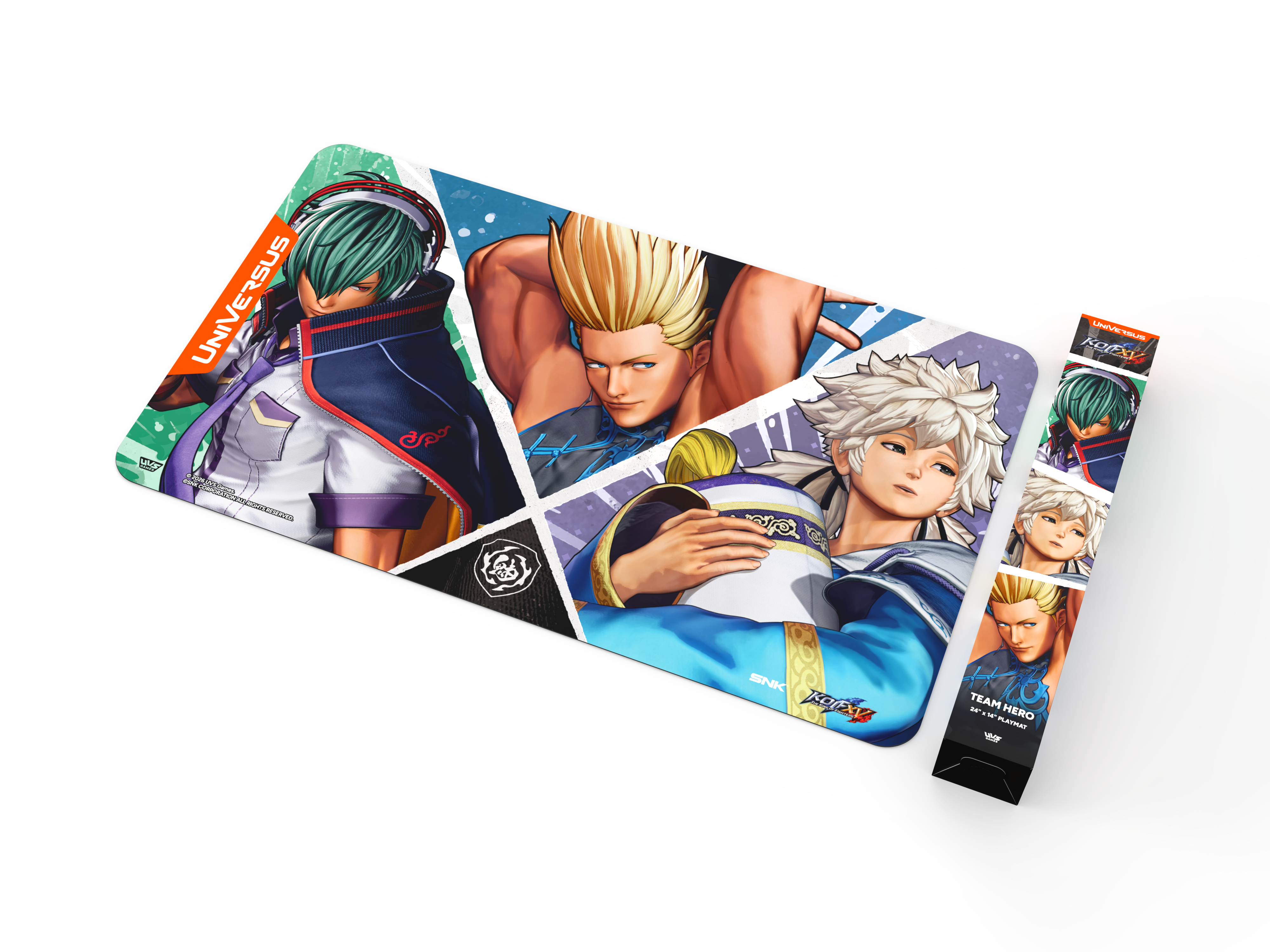 THE KING OF FIGHTERS XV: CHALLENGER SERIES TEAM HERO PLAYMAT | 810155273927