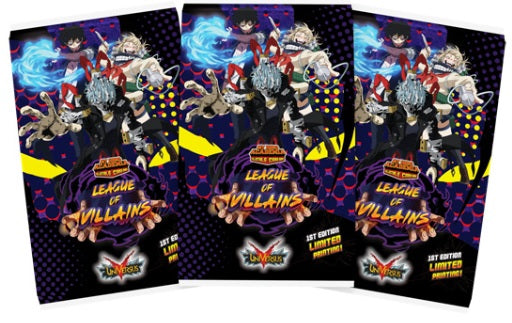 UniVersus CCG: Set 4- My Hero Academia League of Villains Booster Display, 1st Edition(850034738192)(850034738192)