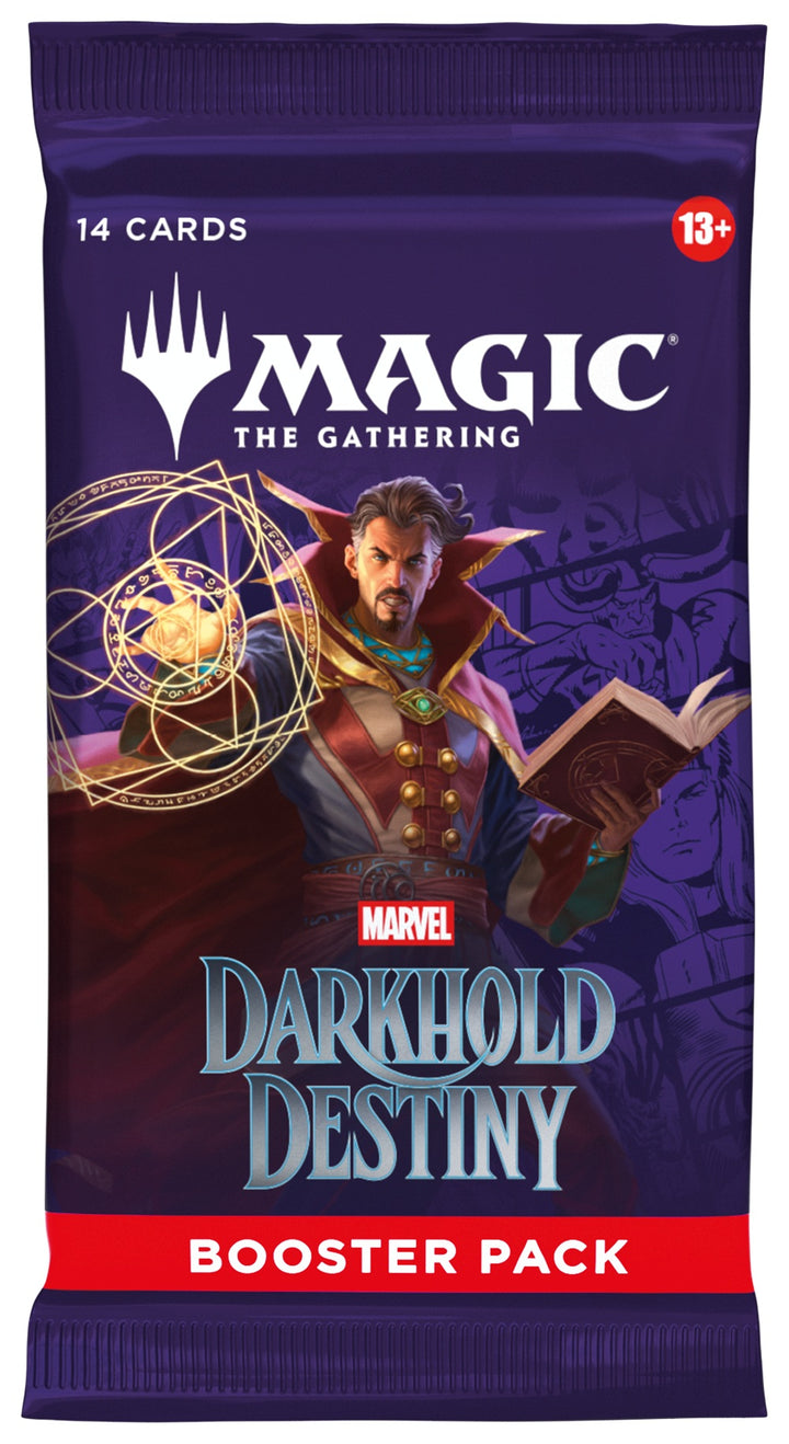 SLEEVED MTG MARVEL DARKHOLD DESTINY BOOSTER PACK