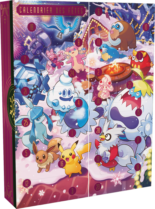 POKEMON FRENCH HOLIDAY CALENDAR 2025(196214113220)