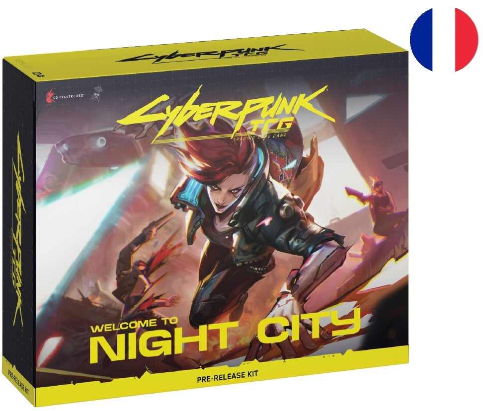 CYBERPUNK TCG: FRENCH PRE-RELEASE KIT 8CT CASE