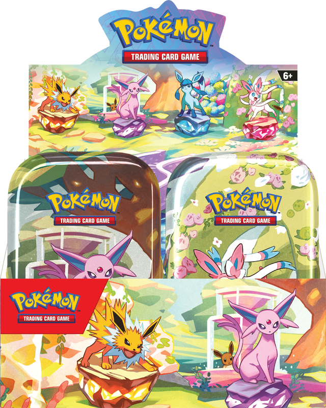 POKEMON SV8.5 PRISMATIC EVOLUTIONS 8CT MINI TIN DISPLAY | 196214118782