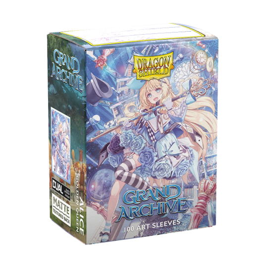 DRAGON SHIELD SLEEVES GRAND ARCHIVE ALICE, GOLDEN QUEEN 100CT | 5706569161699