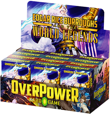 OVERPOWER: EDGAR RICE BURROUGHS AND THE WORLD LEGENDS STARTER DECK 12CT DISPLAY | 860013135157