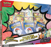POKEMON FRENCH ME2.5 ASCENDED HEROES FIRST PARTNERS DELUXE PIN COLLECTION | 196214130975