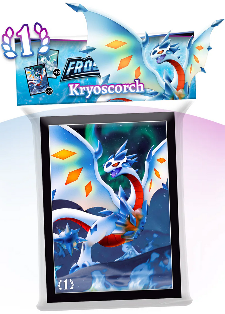 ELESTRALS CARD SLEEVES FROSTFALL KRYOSCORCH LINE (100) | 850045412968
