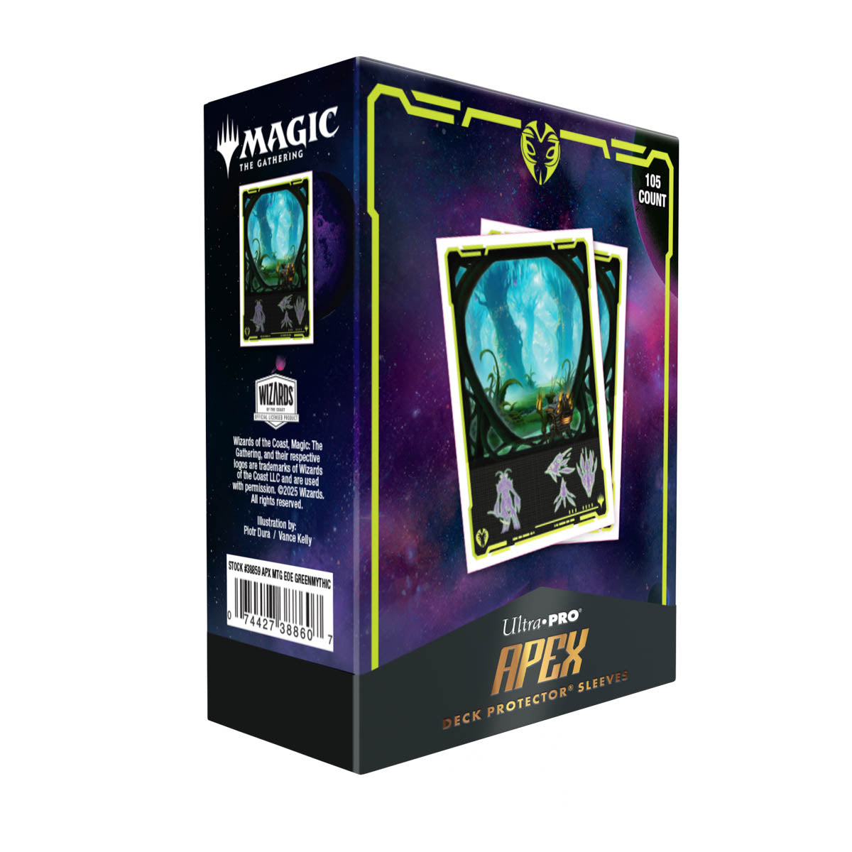 UP D-PRO APEX MTG EDGE OF ETERNITIES GREEN 105CT | 074427388607
