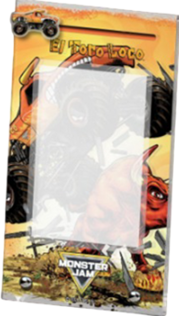 MONSTER JAM UNLEASHING MANIA ACRYLIC CARD FRAME - EL TOROLOCO