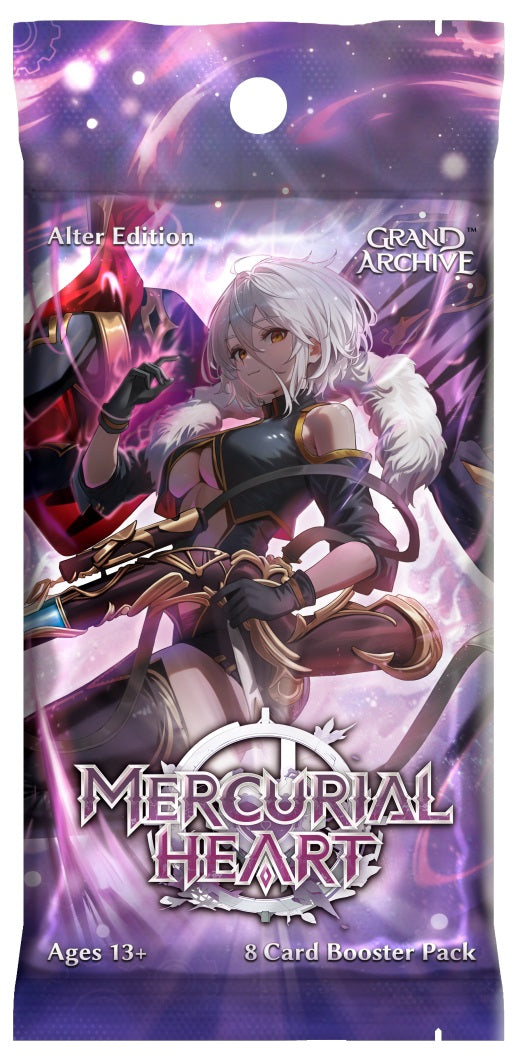 GRAND ARCHIVE TCG MERCURIAL HEART ALTER EDITION BOOSTER | 123456789012