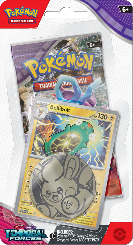 POKEMON SV5 TEMPORAL FORCES CHECKLANE BLISTER (288)(85649) | 85649