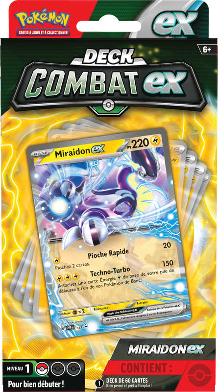 POKEMON FRENCH BATTLE DECKS VICTINI EX/MIRAIDON EX | 820650558207