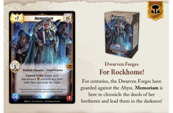 Warlord: Saga of the Storm - Into the Accordlands Starter Deck Display | 850063087087