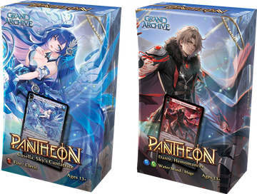 GRAND ARCHIVE TCG .ASPHODEL/CANTABILE PANTHEON DECK SET 4CT DISPLAY