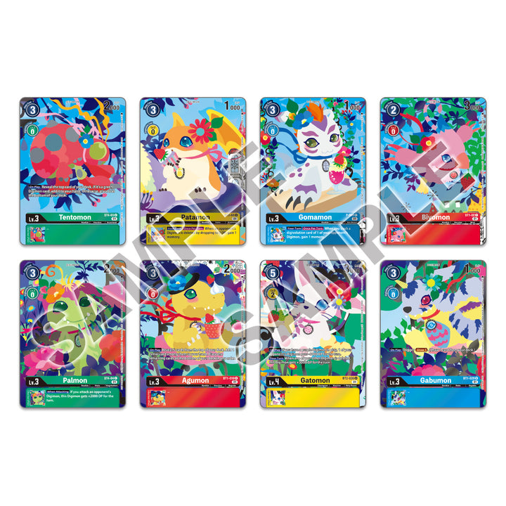 DIGIMON PLAYMAT AND CARD SET 2 - FLORAL FUN | 4549660823490