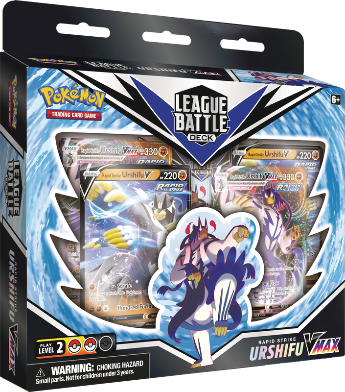 Pokemon TCG: Single/Rapid Strike Urshifu VMAX League Battle Deck | 820650809125