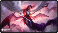 UP PLAYMAT MTG COMMANDER SERIES THREE COLOR WEDGE KAALIA BLACK STITCHED | 074427384777