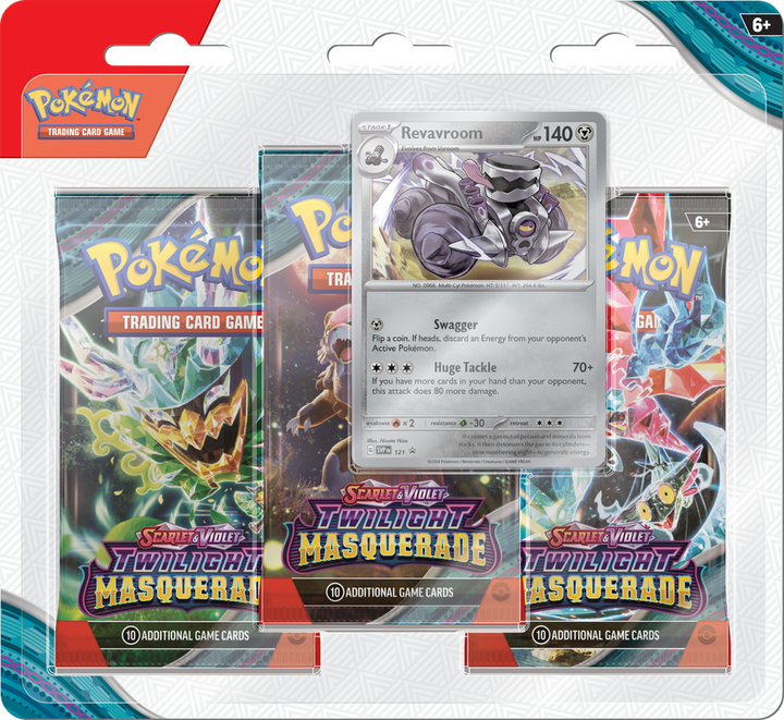 POKEMON SV6 TWILIGHT MASQUERADE 3PK BLISTER | 820650857836