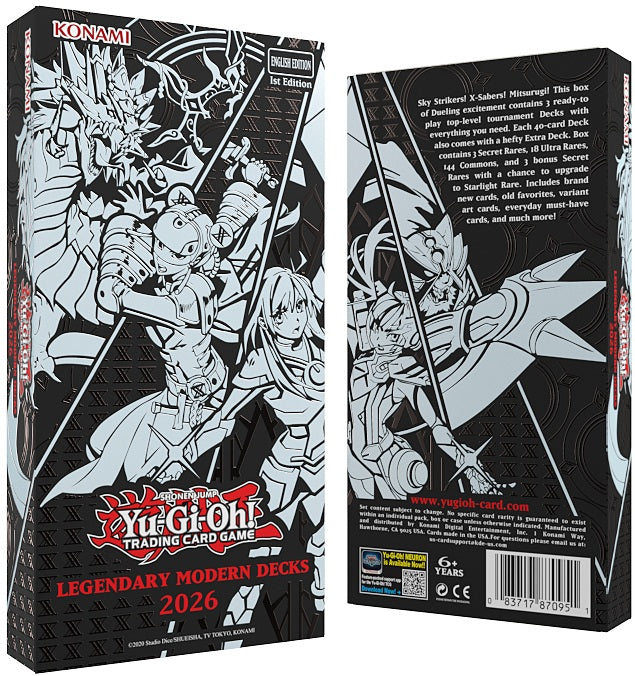 YGO LEGENDARY MODERN DECKS 2026 | 083717870951